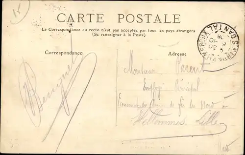 Ak Cantal, Mauriac, Avenue de la Gare