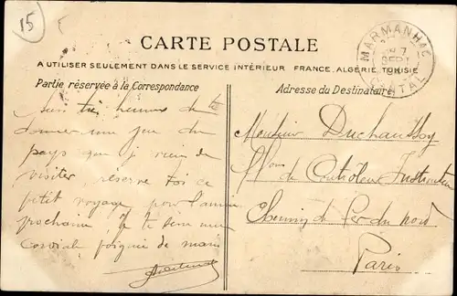 Ak Saint Cernin Cantal, La Grande Rue