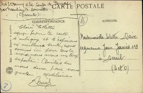 Ak Charente, Rue du Commerce