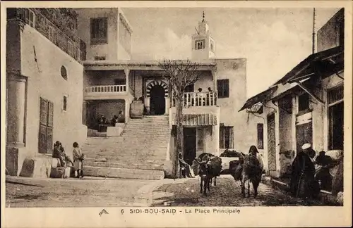 Ak Sidi Bou Saïd Tunesien, La Place Principale