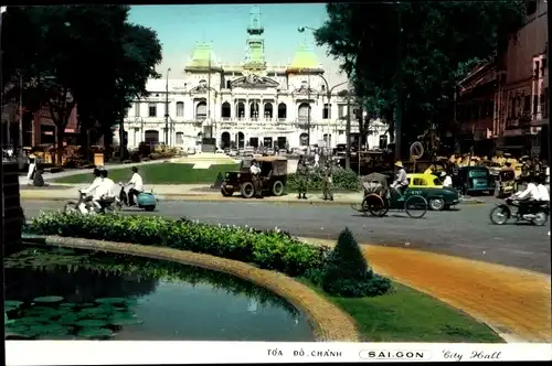 Ak Saigon Cochinchine Vietnam, City Hall