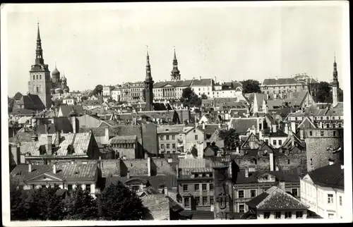 Foto Ak Tallinn Reval Estland, Panorama