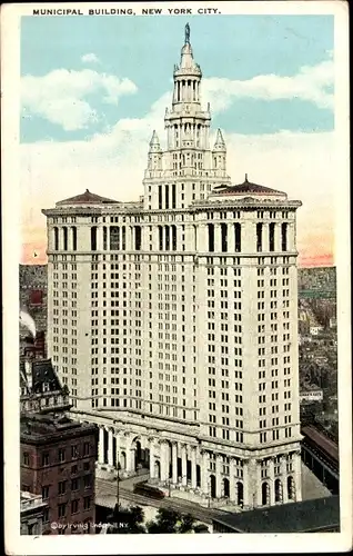Ak New York City USA, Municipal Building