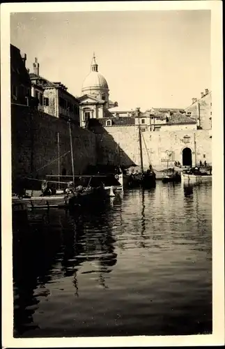 Ak Dubrovnik Kroatien, Stadtmauer