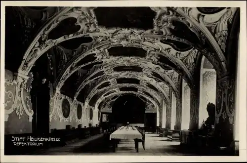 Ak Heiligenkreuz Niederösterreich, Stift Heiligenkreuz, Refektorium