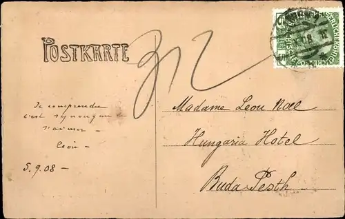 Künstler Ak Wien 1 Innere Stadt, K. k. Hofoper