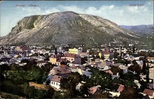 Ak Mostar Bosnien Herzegowina, Gesamtansicht