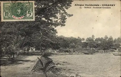 Ak Conakry Guinea, Bolbine, Boulevard Circulaire