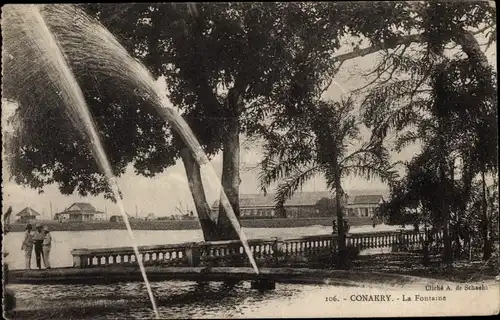Ak Conakry Guinea, La Fontaine