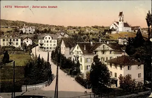 Ak Männedorf Kanton Zürich Schweiz, Zeller'sche Anstalt