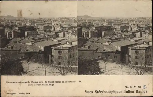 Stereo Ak Roma Rom Lazio, Panorama