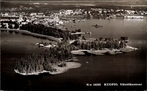 Ak Kuopio Finnland, Gesamtansicht, Luftbild