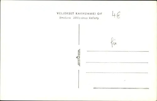 Ak Kuopio Finnland, Luftbild, Puijo, Sprungschanze, Turm, Wald, Ort