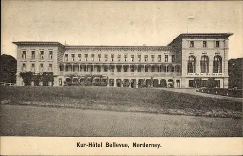 Ak Nordseebad Norderney Ostfriesland, Kurhotel Bellevue