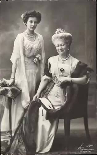 Ak Kaiserin Auguste Viktoria, Prinzessin Victoria Luise von Preußen, Portrait