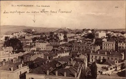 Ak Mostaganem  Algerien, Vue Generale