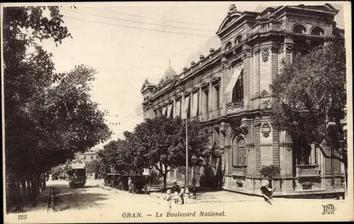 Ak Oran Algerien, Le Boulevard National