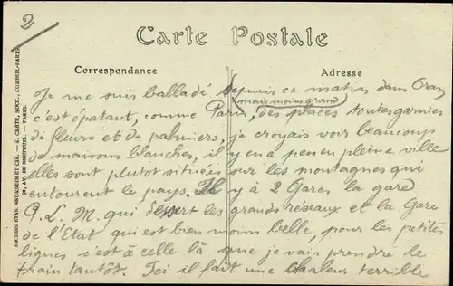 Ak Oran Algerien, Le Boulevard National