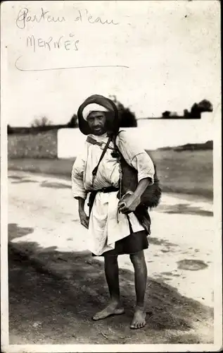 Ak Meknès Marokko, Porteur d'eau