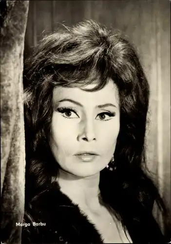 Ak Schauspielerin Marga Barbu, Portrait