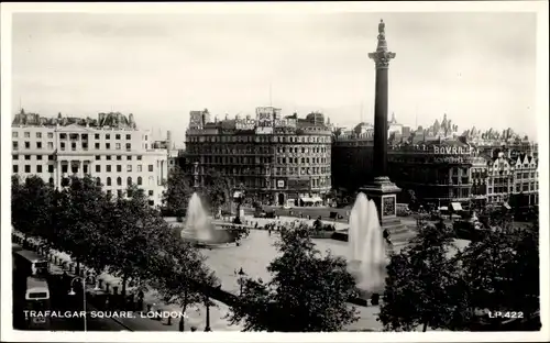 Ak London City England, Trafalgar Square