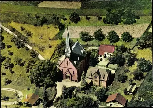 Ak Bad Peterstal Griesbach im Schwarzwald Baden, Filialkirche, Luftbild