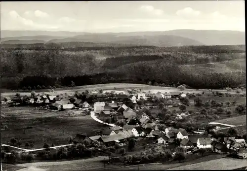 Ak Bullau Erbach im Odenwald Hessen, Panorama, Pension Schumbert