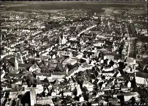 Ak Augsburg in Schwaben, Panorama, Luftbild