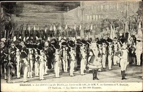 Ak Paris I, Théâtre du Châtelet, Les 400 Coups du Diable, De Cottens, V. Darlay