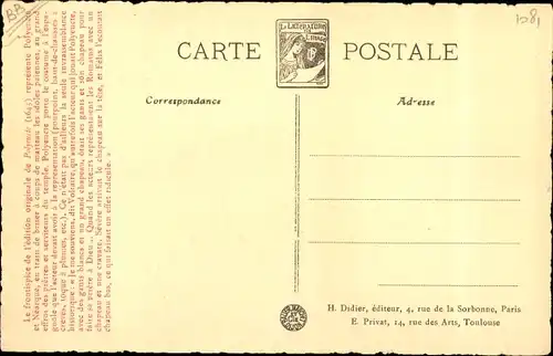 Ak Pierre Corneille en Images, Polyceute brisant les idoles