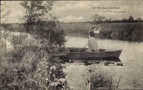 Ak La vie aux champs, la fille du passeur