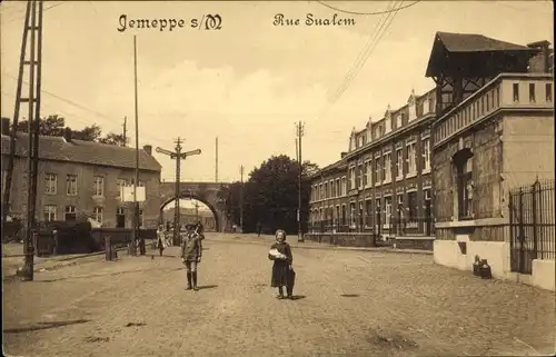 Ak Jemeppe sur Meuse Wallonien Lüttich, Rue Sualem