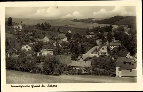 Ak Grund Mohorn Wilsdruff Sachsen, Sommerfrische Grund, Ortsansicht