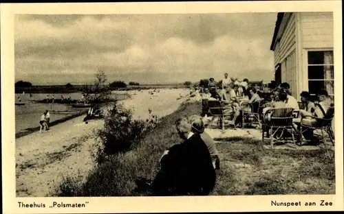 Ak Nunspeet aan Zee Gelderland, Theehuis Polsmaten