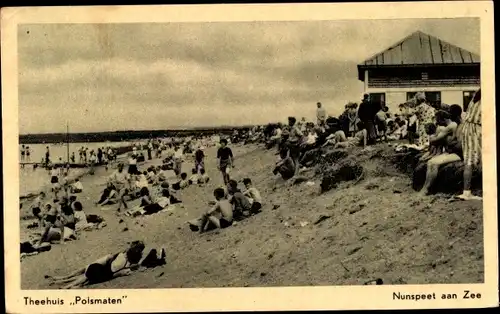 Ak Nunspeet aan Zee Gelderland, Theehuis Polsmaten