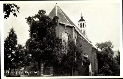 Ak Snits Sneek Friesland Niederlande, Ned. Herv. Kerk