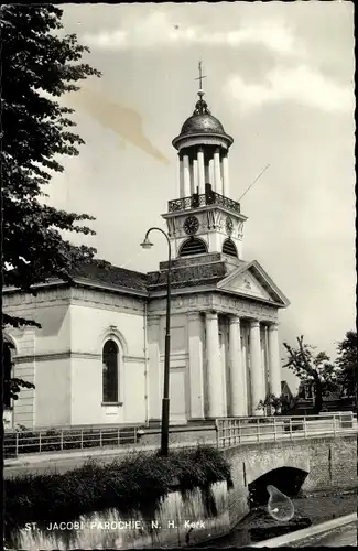 Ak St Jacobi Parochie Friesland Niederlande, N. H. Kerk