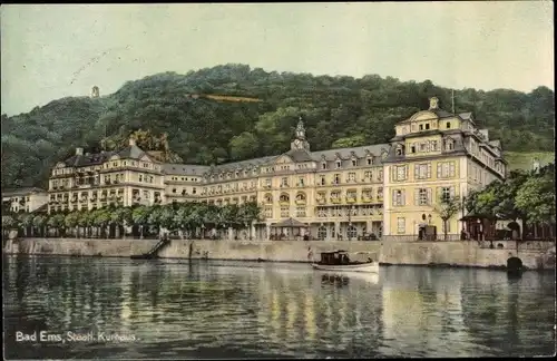 Ak Bad Ems an der Lahn, Staatl. Kurhaus