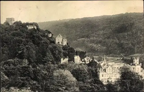 Ak Sayn Bendorf am Rhein, Holler's Hotel Friedrichsberg, Schloss