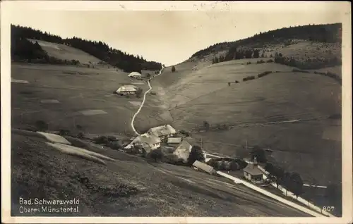 Ak Münstertal im Schwarzwald, Oberes Münstertal