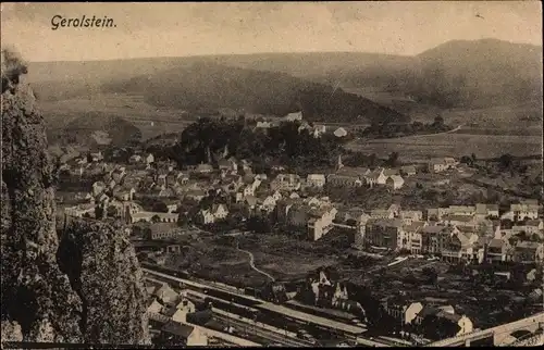 Ak Gerolstein in der Eifel, Panorama
