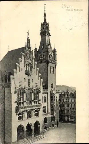 Ak Hagen in Westfalen, Neues Rathaus