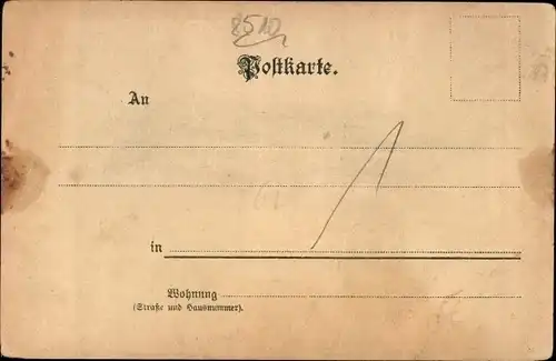 Litho Fürth in Mittelfranken Bayern, See mit Springbrunnen, Straßenansicht mit Pferdekutsche