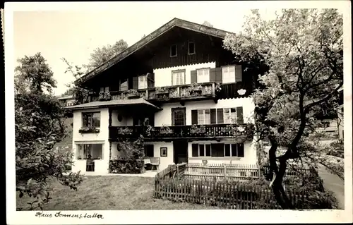 Foto Ak Schliersee in Oberbayern, Haus Sonnenstatten, Außenansicht