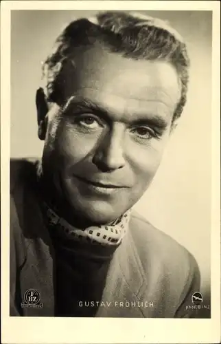 Ak Schauspieler Gustav Fröhlich, Portrait, FBZ Verlag