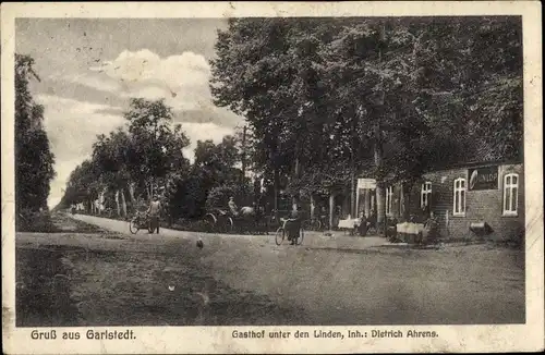 Ak Garlstedt Osterholz Scharmbeck Niedersachsen, Gasthof unter den Linden