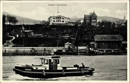 Ak Sassnitz auf der Insel Rügen, Seidel's Ostseeheim, Halfernstraße 6