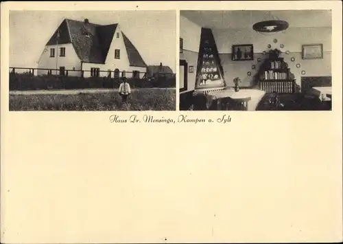 Ak Kampen auf Sylt, Haus Dr. Mensinga