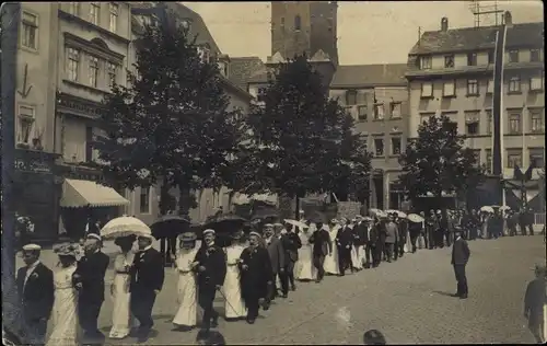 Ak Trier an der Mosel, Hotel du Glacin, Paare