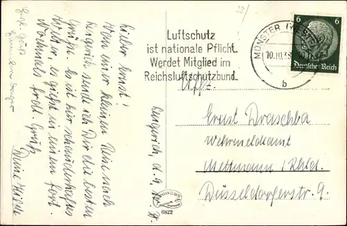 Ak Lengerich im Tecklenburger Land Westfalen, Heilanstalt, Postamt, Kirche, Ehrenmal, Marktplatz